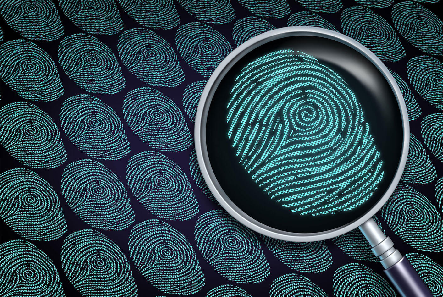 fingerprint criminal alias search concept